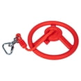 thumbnail image 1 of WRITWAA Indoor Gym Children Pull Up Rings Red Ergonomic Design ABS 1Pack for Arm Workout, 1 of 8