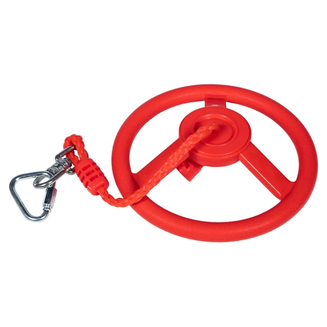 WRITWAA Indoor Gym Children Pull Up Rings Red Ergonomic Design ABS 1Pack for Arm Workout