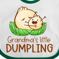 thumbnail image 4 of Inktastic Grandma's Little Dumpling Boys or Girls Baby Bib, 4 of 4