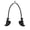 Black, variant on Triceps Rope Attachment for Cable Machine, Heavy Duty Pull Down Rope Handle with Rubber Ends for Strength Training, Gym Workout and Home Fitness Equipment