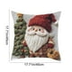 thumbnail image 3 of Fundas de Almohada Navideñas de 45 X 45 Cm, Decorativas, con Tela Suave y Cremallera Oculta para Decoración Del Hogar., 3 of 6