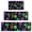 Purple Mushroom Star, variant on Purple Mushroom Star Black Pattern Kitchen Rugs Sets Of 3,Kitchen Runner Rugs Non Skid Washable,Decorative Kitchen Floor Mats for Kitchen,Sink,Laundry,17"x30"  17"x47"   17"x59"