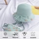 thumbnail image 4 of Conjunto de sombrero y bolso de paja para niñas, sombreros de fiesta de té para niñas, bolsos, gorras de vestir, bolsas, regalo para cumpleaños, verano, viajes en la playa, 4 of 5