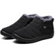 thumbnail image 3 of Botas de hombre, zapatos de invierno ligeros para hombre, botas de nieve impermeables, calzado de invierno de talla grande 47, botas de invierno sin cordones Unisex, 3 of 5