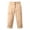 MP10-Khaki, variant on Glisme Mens Trouser Mid Waist Calf Length Pants With Multiple Pockets Durable Wear L Army Green
