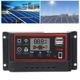 thumbnail image 4 of 12V/ 24V Solar Charge Controller Automatic Identification PWM Cell Panel For Exam Supervision 10A,20A,30A,40A,50A,60A, 4 of 8
