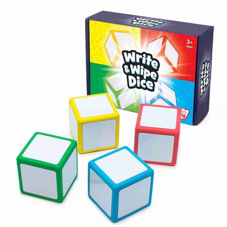 Write & Wipe Dice Custom 6-Sided Dice Multi-color  by Junior Learning price history on PriceWatchPro