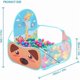 thumbnail image 2 of Children's ball pit, baby ball tent, foldable play tent for children with basketball hoop ball pits B, 2 of 5