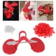 thumbnail image 4 of Gafas de pollo gafas de pollo que no dañan a otros pollos o pájaros más pequeños para pollos en tamaño pequeño y mediano para interiores para uso diario al aire libre Amonsee Otros, 4 of 8
