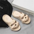 thumbnail image 5 of Men's EVA Open Toe Skull Design Slippers – Lightweight & Comfortable Summer Slippers for Casual Wear, 5 of 6