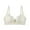 White Brassiere for women, variant on Womens Bras Full-Coverage Traceless Solid High Support Gather Bralettes Lifting Fashion Bra Beige XL