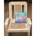 thumbnail image 2 of Carolines Treasures BB7420PW1818 Crab Watercolor Fabric Decorative Pillow  18H x18W multicolor, 2 of 2