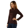 thumbnail image 2 of 24/7 Comfort Apparel Women's Turtleneck Sweater, 2 of 15