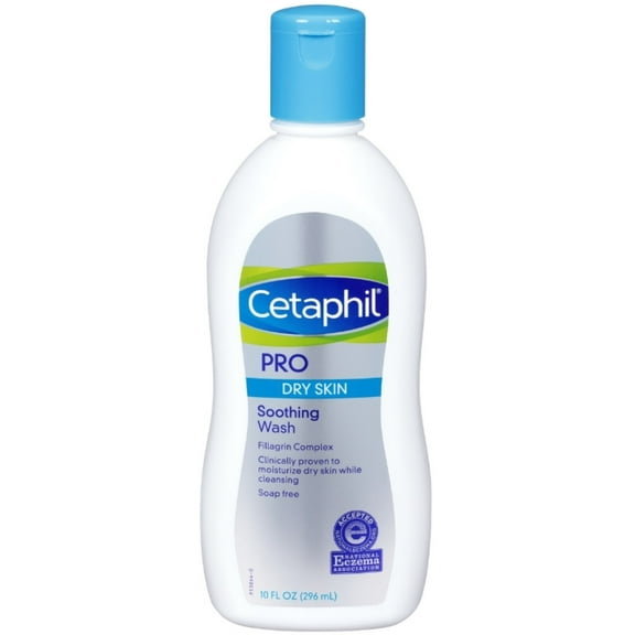 Cetaphil PRO Soothing Wash, Dry Skin 10 oz (Pack of 6)