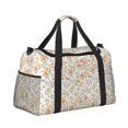 thumbnail image 2 of Fuzoiu Floral1 Print Travel Duffle Bag,Carry On Tote Bags,Duffel Bag,Sport Gym Bag, Hospital Bag for Labor and Delivery, Overnight Bag,Luggage Bag, 2 of 7