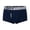 Blue, variant on Mens Boxer Briefs, Quick-Dry Wicking Mid Waist Underwear, Breathable Stretch Athletic Sculpted No Show Trunk