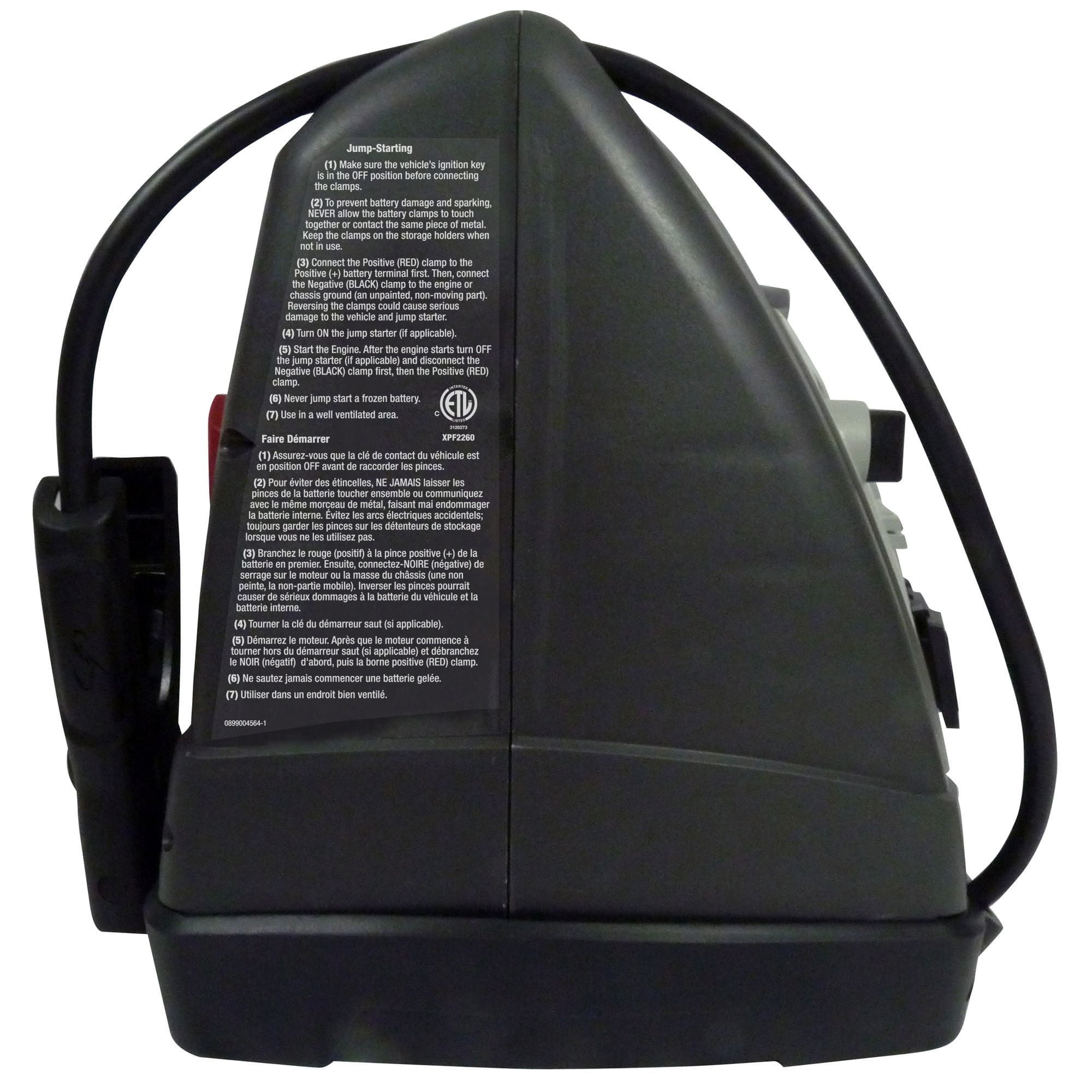 Schumacher Electric 1200 Peak Amp 6-in-1 Portable Power Station, XPF2260, 1200Amp Jump Starter 6-in-1