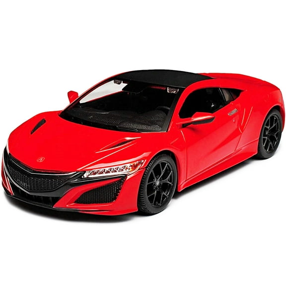 2018 Acura NSX Red with Black Top 1/24 Diecast Model Car by Maisto