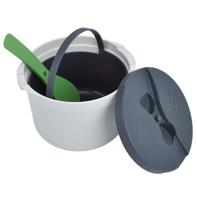 Cuiseur de Riz pour Micro-Ondes, Cuiseur de Riz pour Micro-Ondes 2 L Cuiseur de Riz pour Micro-Ondes Cuiseur de Riz Durabilité Éprouvée