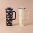 thumbnail image 5 of Thyme & Table 24oz Stainless Steel Luna Tumbler with Handle and Dual Straw Lid, Astrology, 5 of 5