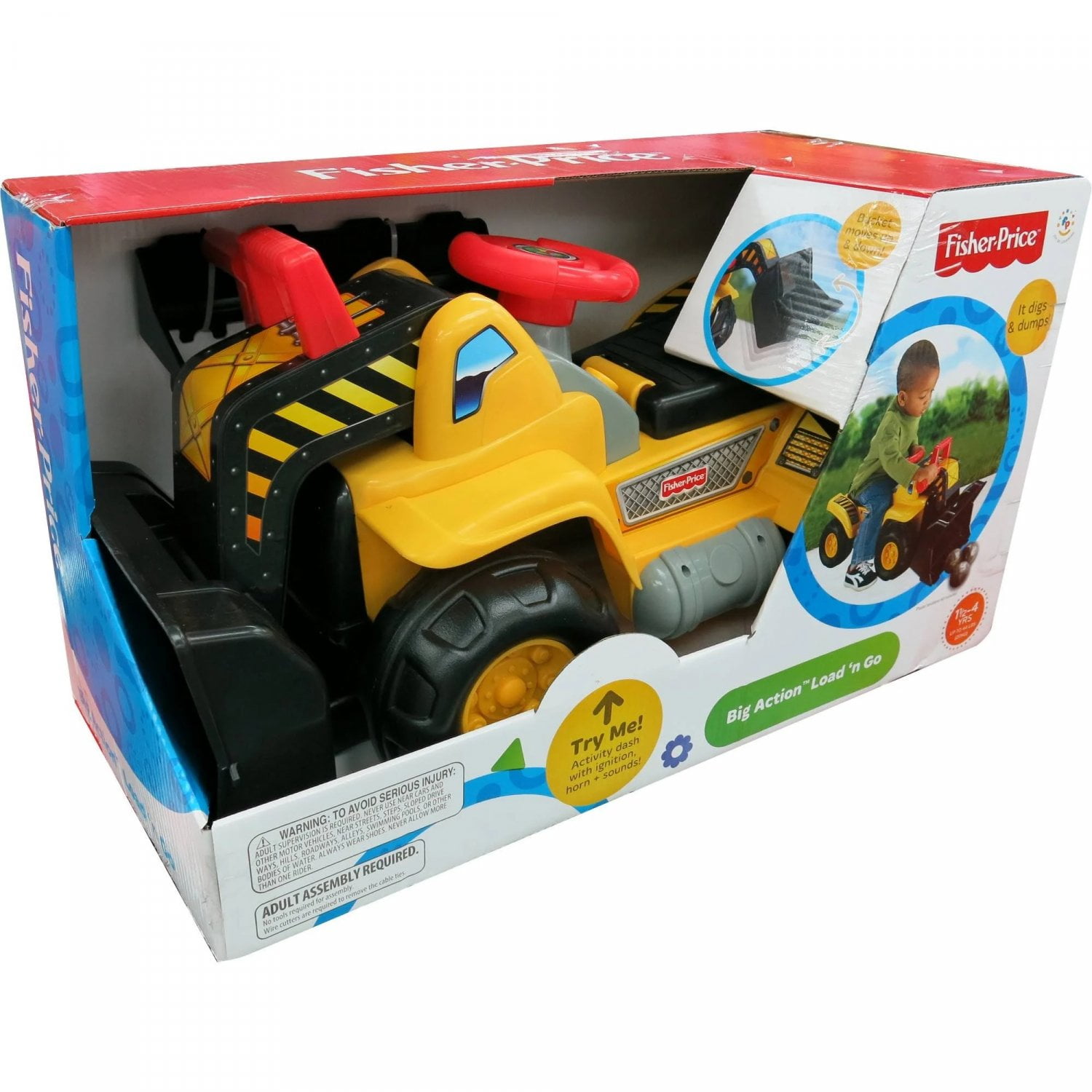 Fisher price big action demolition store ride on