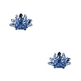 thumbnail image 3 of Billuyoard Decoración de loto de cristal, decoración en forma de flor brillante, diseño de escena interior, decoraciones artesanales de piedra, Azul 2piezas, 3 of 6