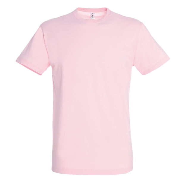 SOLS - Camiseta de manga corta modelo Regent para hombre (Rosa Pálido)