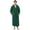 Green, variant on Men's Bathrobes with Hood, Soft Long Towel Robe for Men (White,L/XL)