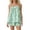 short sets 131#Light Green, variant on WAYUTE Shorts Sets Women 2 Piece Outfits Striped Spaghetti Straps Backless Crop Top with Pleated High Waist Elastic Shorts Summer Outfit