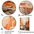 thumbnail image 3 of Designart "Abstract Storm In The Canyon Desert II" Canyon Floater Framed Canvas Art Print, 3 of 5