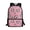 Bow and Soccer Pattern, variant on Sports Balls Pattern with Paint Splatter Accents Practical Backpack, 17 Inch Stylish Daypack Adjustable Pressure Relief Shoulder Straps Student Bookbag for Students