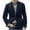 Navy, variant on Corduroy Blazer Men Big and Tall Retro Casual Single Breasted Suit Jackets Solid Color Long Sleeve Lapel Business Coats (Purple L)