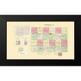 thumbnail image 2 of Everts 14x10 Black Modern Framed Museum Art Print Titled - Kingman Kansas - Everts 1887, 2 of 5