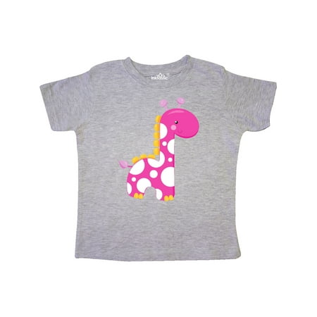 

Inktastic Cute Giraffe Little Giraffe Pink Giraffe Gift Toddler Boy or Toddler Girl T-Shirt