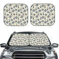 thumbnail image 2 of Haiem Snake Car Windshield Sun Shade (2 Pieces) Foldable Windshield Sun Shade Car Accessories for Truck SUV Pickup-Large, 2 of 7