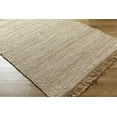 thumbnail image 3 of Hauteloom Varda Jute Living Room, Bedroom Area Rug - Traditional, Transitional - Tan, Pearl - 2' x 3', 3 of 7