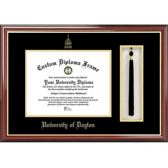 University of Dayton 8.5" x 11" Tassel Box and Diploma Frame