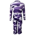 thumbnail image 5 of Oplxuo Womens Camouflage Tracksuit Sets Button V Neck Sexy Crop Top Matching Wide Leg Cargo Pants 2 Piece Sweatsuit Outfits, 5 of 5