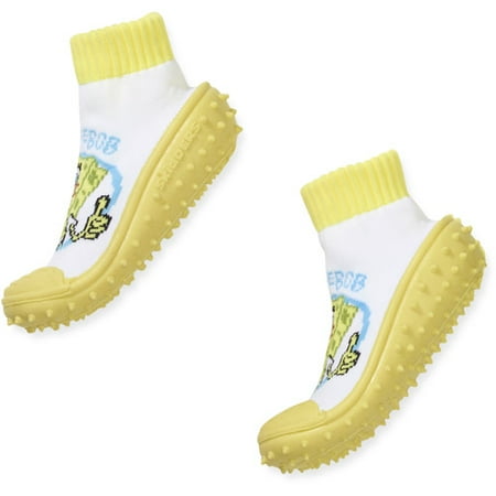 Nickelodeon Toddler Spongebob Soft Rubber Bottom Shoes