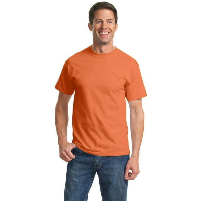 Port & Company T-Shirt Essentiel. Orange Sherbet. 6TG.