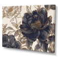 thumbnail image 2 of Designart "Gold Blue Carnation Flower III" Floral Carnation Wall Art For Bathroom, 2 of 5