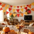 thumbnail image 6 of 5.12 Inch Autumn Pennant Banner,Colorful Triangle Flag Bunting for Home Living Room Holiday Party, 6 of 6