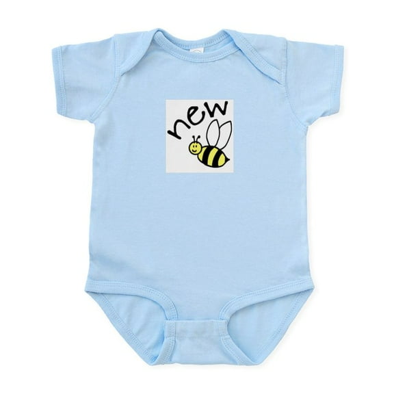 CafePress - New Bee Infant Bodysuit - Baby Light Bodysuit, Size Newborn - 24 Months