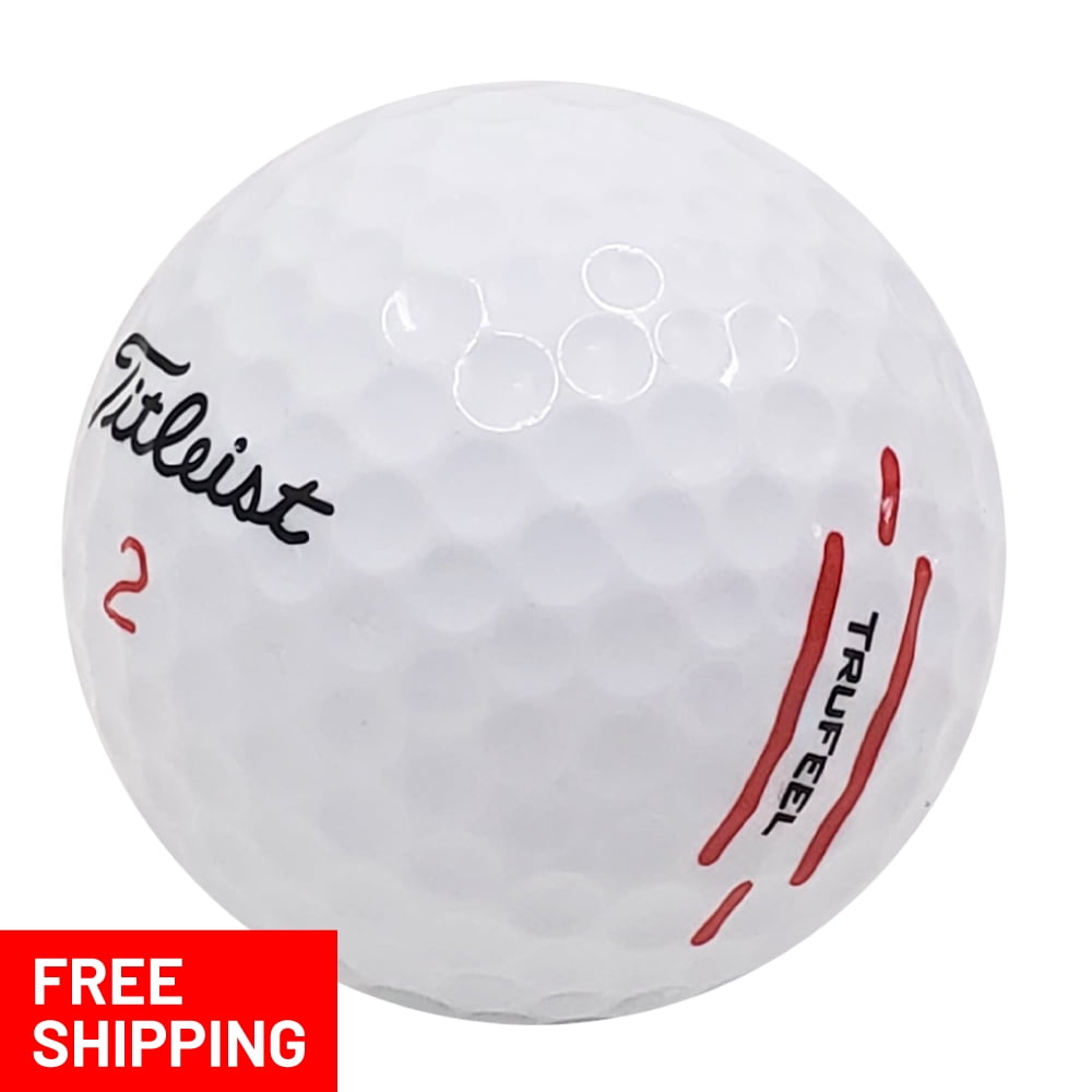 Pre-Owned 60 Trufeel 5A No Logo Recycled Golf Balls, White, by Mulligan Golf Balls - 1 BONUS PRO V1