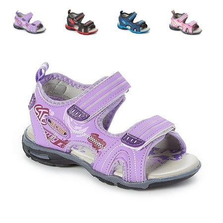 Kids Children Waterproof Hiking Sport Open Toe Athletic Sandals (Toddler/Little Kid/Big