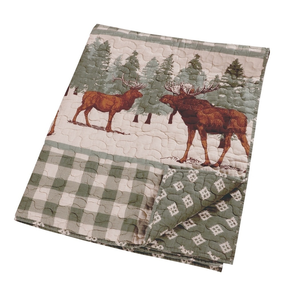 Greenland Home Fashions Greenland Home Moose Creek Quilted Throw Blanket, 50x60-inch - image 3 of 5