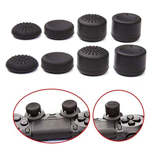 8Pcs Replaceable ThumbStick Joystick Grip Caps, Silicone Analog Thumb