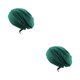 thumbnail image 4 of Minnieouse Unisex Beanie Bonnet Caps Sombreros de temporada Sombrero clásico de moda Ropa al aire libre Sombrero de punto Verde oscuro Verde oscuro 2Conjunto, 4 of 6