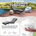 thumbnail image 6 of Outdoor Lounge Chair Cushions, Waterproof Patio Furniture Lounge Chair Pads, Thicken 4" Bench Seasonal Replacement Cushions for Outdoor Indoor Pool Sand Beach Lawn, 6 of 7