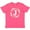 Vintage Hot Pink, variant on Inktastic Monogram Letter J Floral Rose Wreath Youth T-Shirt
